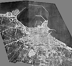 Bari: vista zenitale del 1937