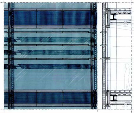 particolare curtain wall
