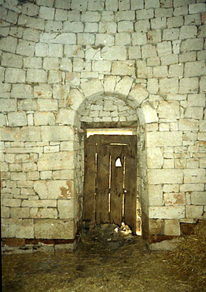 ingresso visto dall'interno