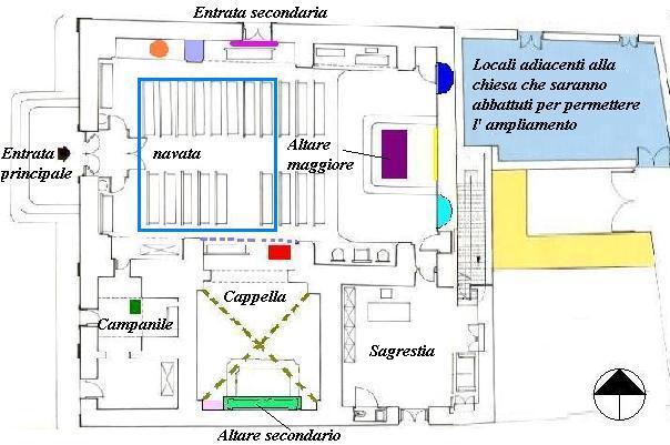 pianta della chiesa SS.Annunziata