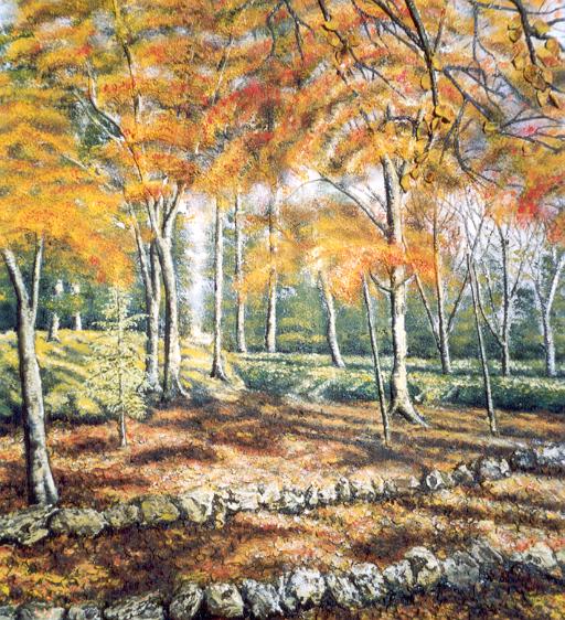"I colori dell'autunno" olio su tela 70x50