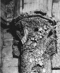 Degrado della breccia corallina