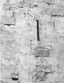 Sfogliamento del paramento murario