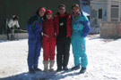 Con gli amici sulla neve in Sila