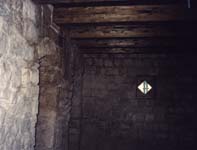 Solaio in legno nella torre Nord - Ovest