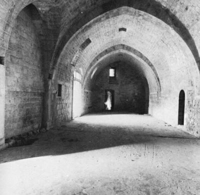 Salone del primo piano ala nord dopo la stonacatura
