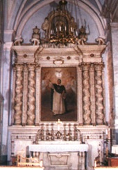 Altare in Coena Domini, 
ora raffigurante 
S.Tommaso D'Aquino