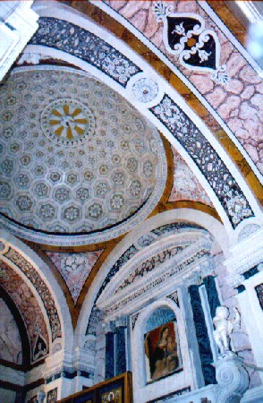 Particolare della 
CAPPELLA di COSTANTINOPOLI